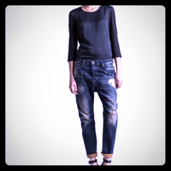 diesel eazee boyfriend jeans